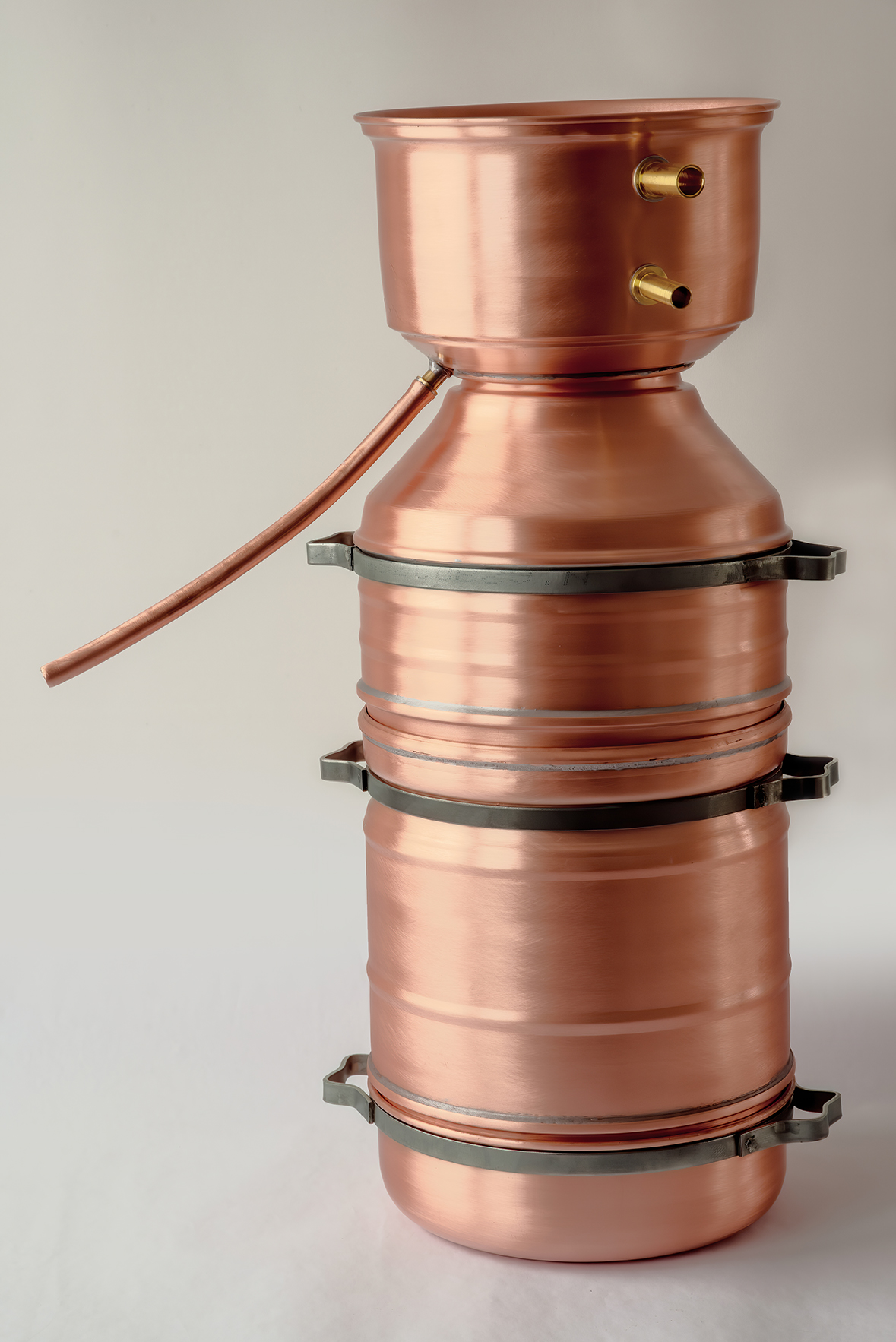 CopperGarden® 3 Liter LEONARDO Destille, nach Helge Schmickl