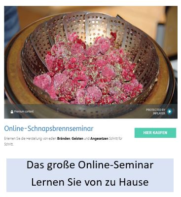 Lernen Sie von zu Hause Schnapsbrennen