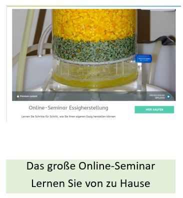 Lernen Sie von zu Hause Essig herstellen