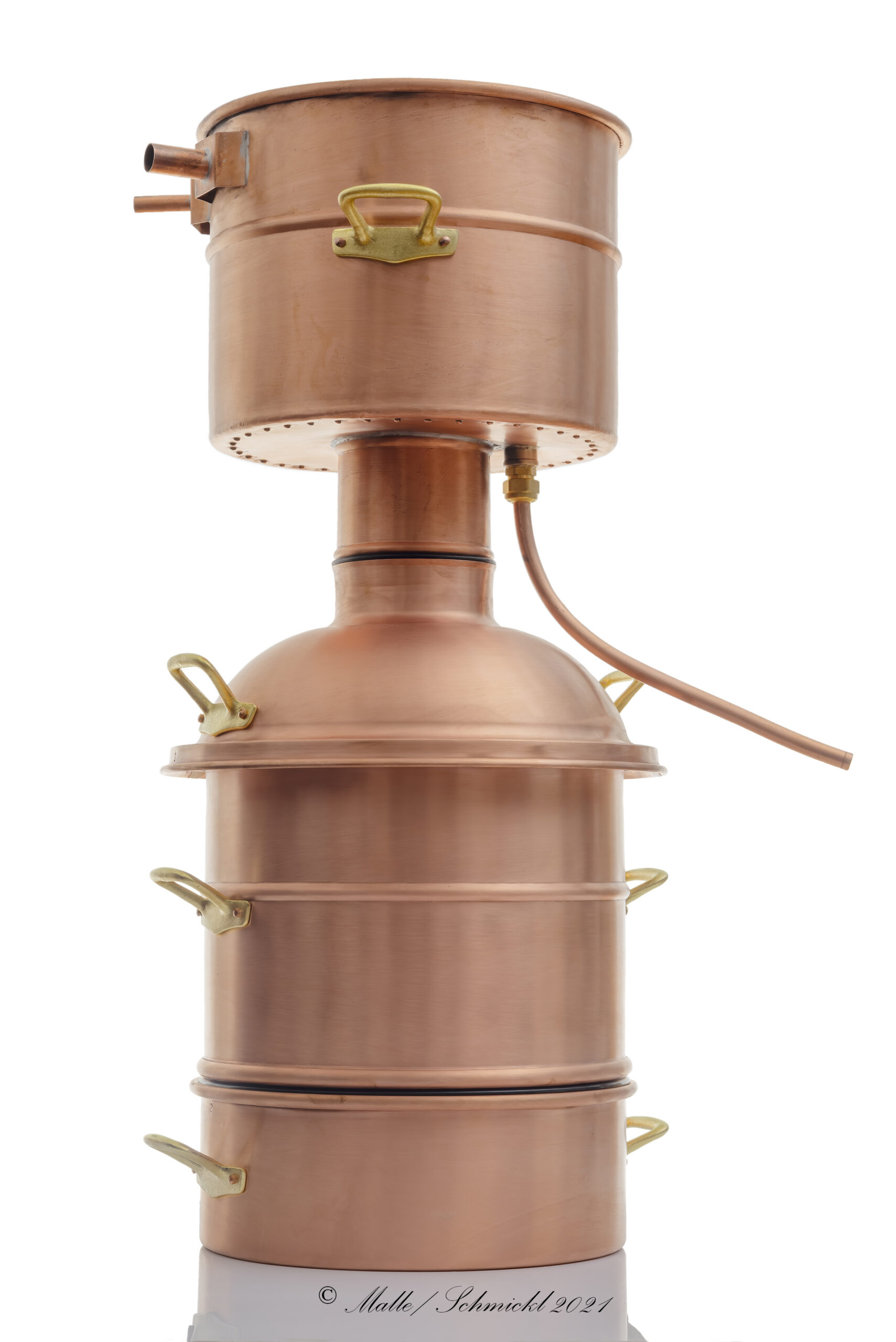 CopperGarden® 3 Liter LEONARDO Destille, nach Helge Schmickl