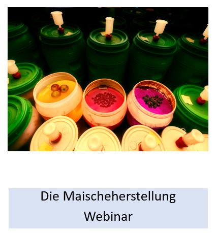 Die Herstellung der perfekten Maische.