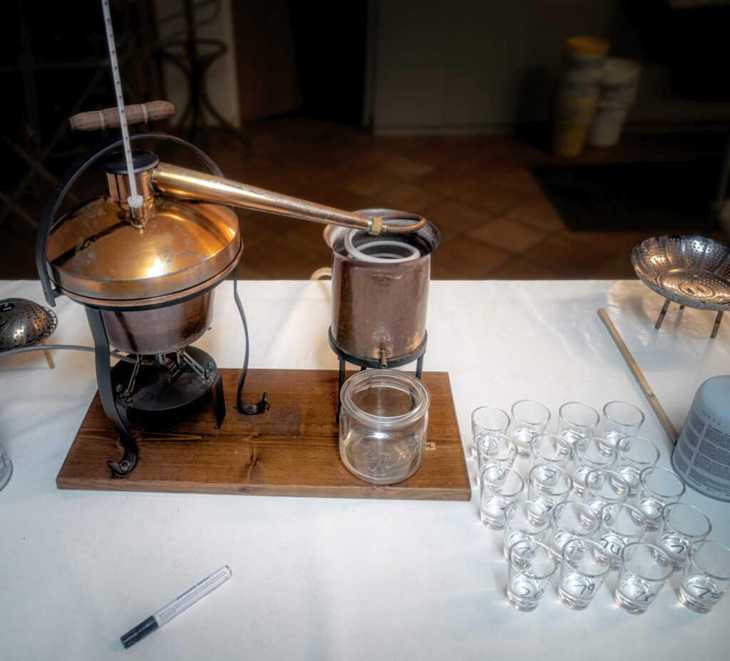 Heads were separated based on smell