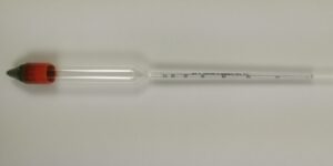 Vinegar spindle (hydrometer for acetic acid)